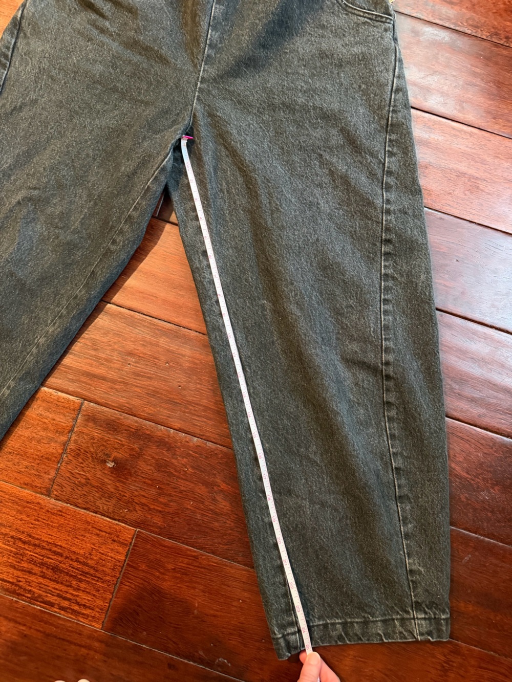 Le Bon Shoppe Black Denim Arc Pants size S - Picture 9 of 10